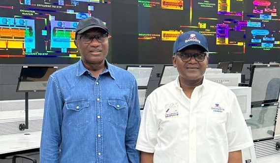 Femi Otedola visits Dangote refinery, lauds ‘bestie’ on achievement