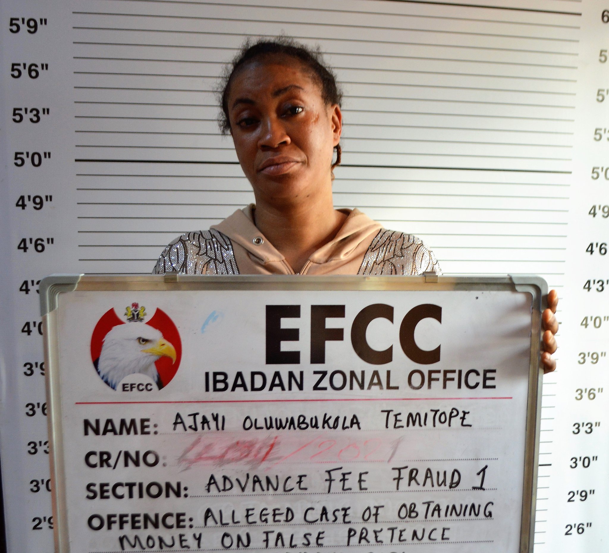EFCC arraigns  Ibadan businesswoman for N58m alleged fraud  … as  fraudster jailed for employment scam