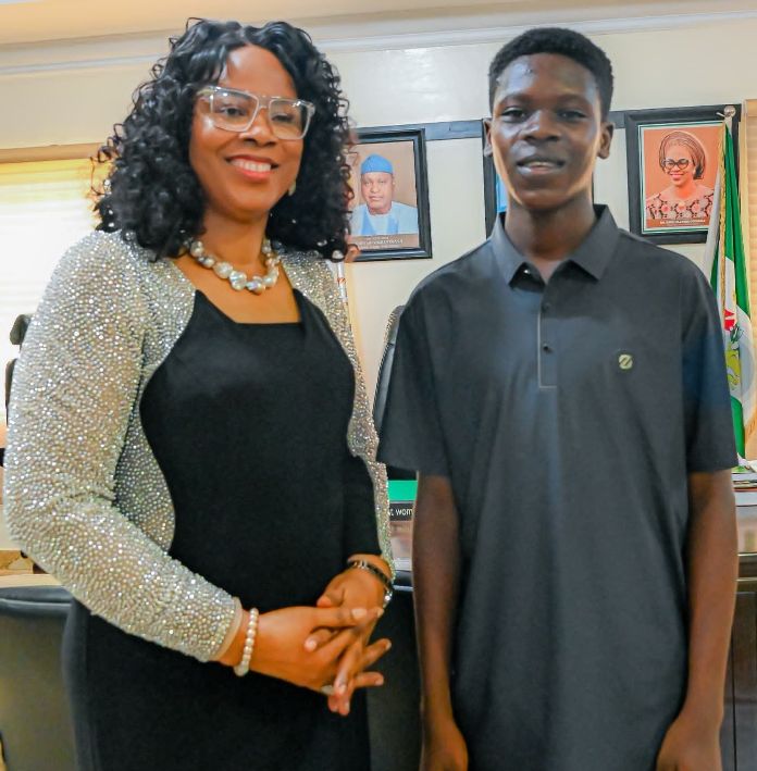 16-year-old Ekiti boy emerges best candidate in Aviation School entrance exam, as Gov Oyebanji pays school fee