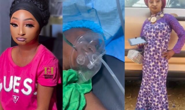 Yoruba actress, Aunty Ramota reportedly enters coma after failed BBL surgery (VIDEO)