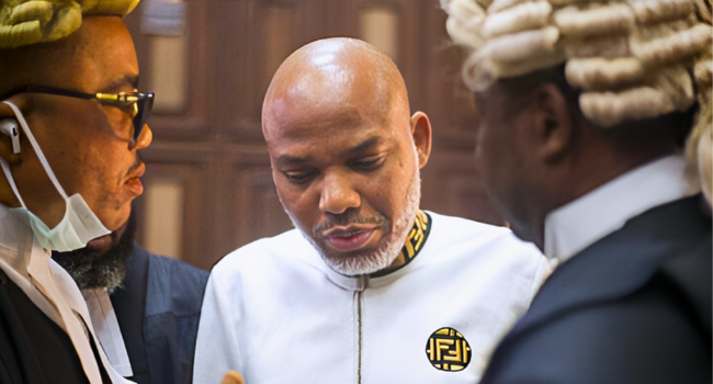 BREAKING: Court dismisses Nnamdi Kanu’s N1bn suit against FG