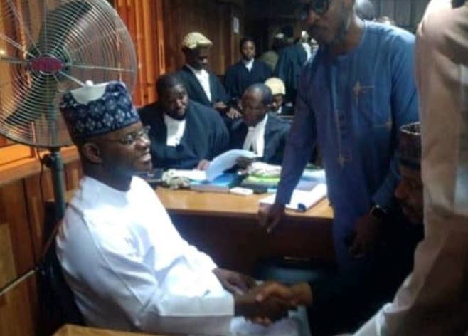 N110b Fraud Charge: Yahaya Bello gets Dec 10 date for ruling on bail application   … Remanded in EFCC custody