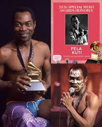 Tinubu hails Fela as “a fearless voice of the people” on posthumous Grammy Lifetime Achievement Award